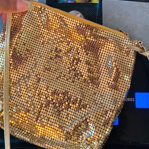 Whiting & Davis Bags Vtg Whiting Davis Gold Metal Mesh Crossbody